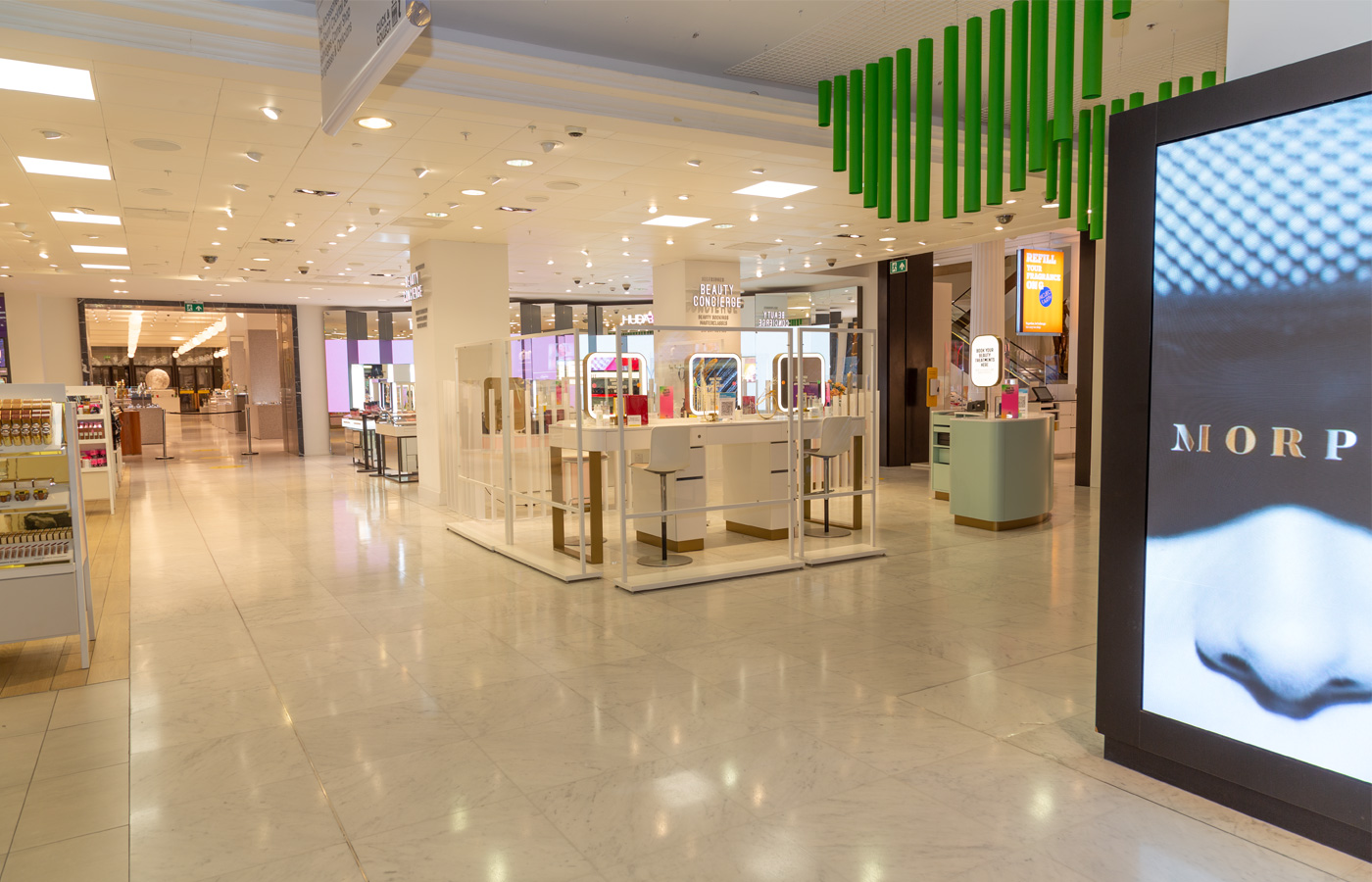Selfridges make up stand